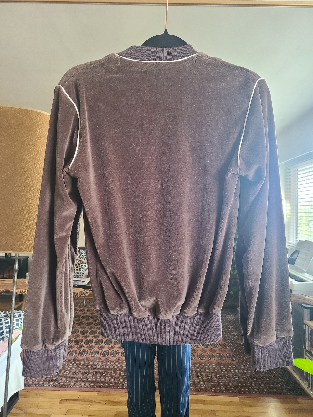 The Christian Dior Monsieur Vintage Velour Long Sleeve Pullover S/M - Picture 5 of 8
